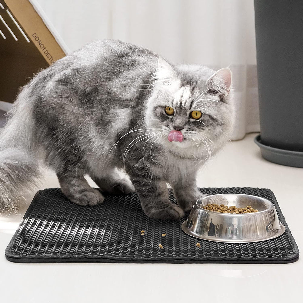 Waterproof Double Layer Cat Litter Mat Non-Slip Scratch Pad