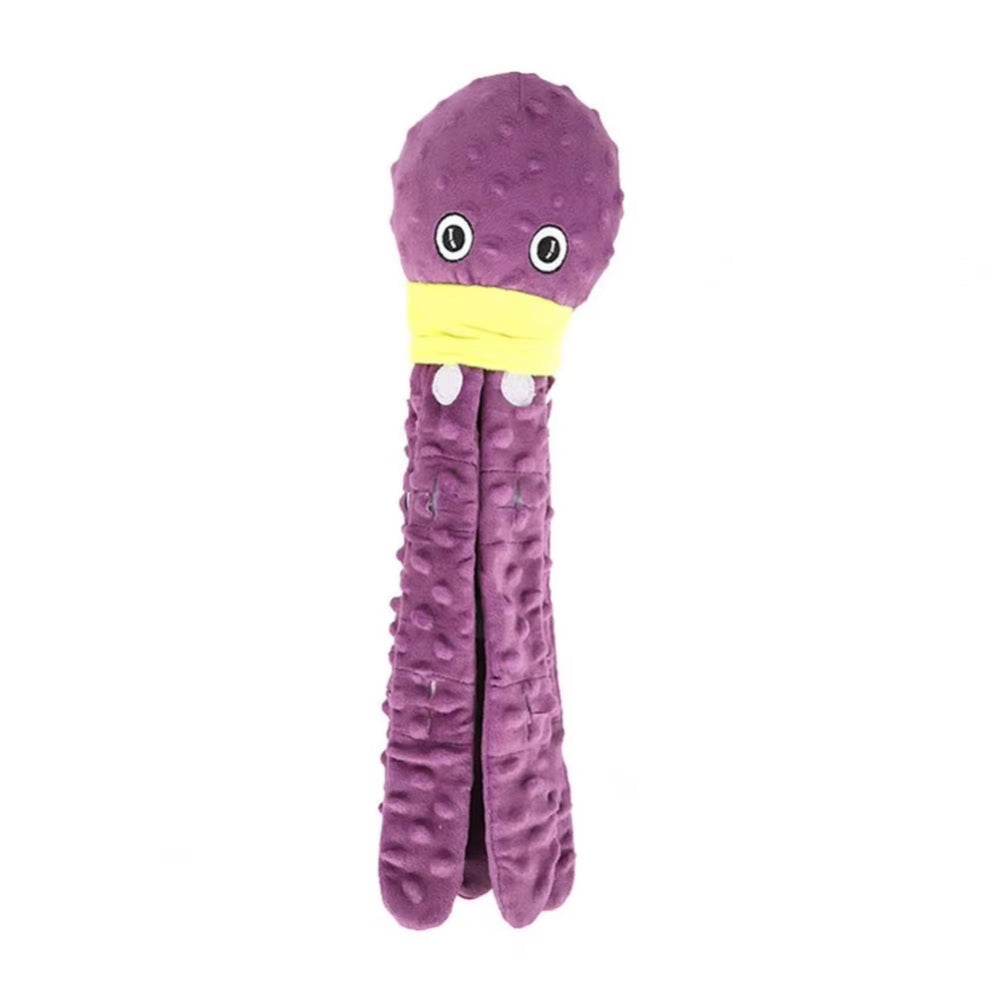 Dog Snuffle Toy Octopus Puzzle Game for Slow Feeding and Enrichment