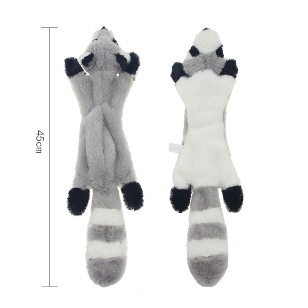 Stuffingless Plush Squeaky Dog Chew Toy Pet Squeak Toy